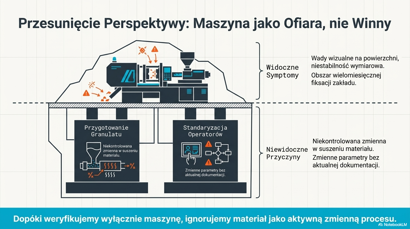 Maszyna jako ofiara, nie winny — przesunięcie perspektywy diagnostycznej